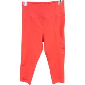 Girlfriend Collective High-Rise 7/8 Leggings Orange M NWOT‎ Sustainable Yoga Gym